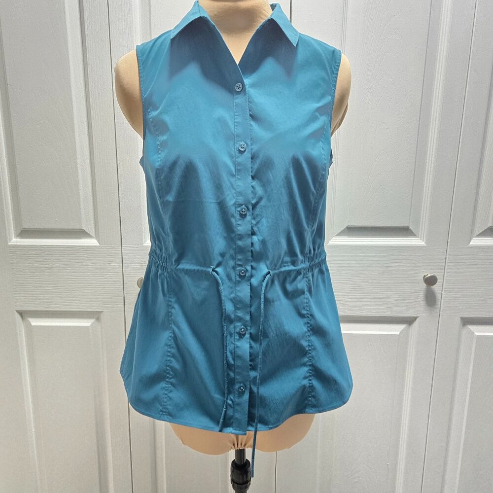 Athleta Levitate Poplin Tank Size Medium